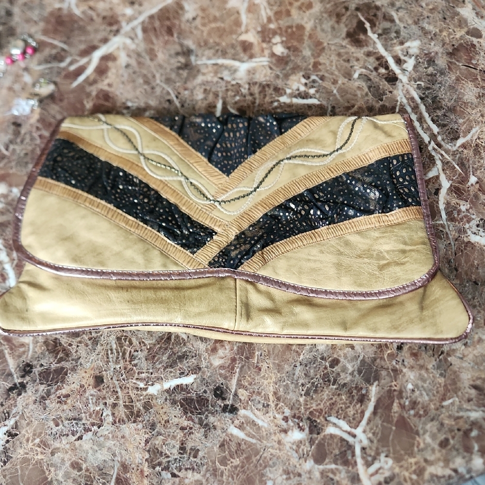 Vintage Samir Gold Clutch
